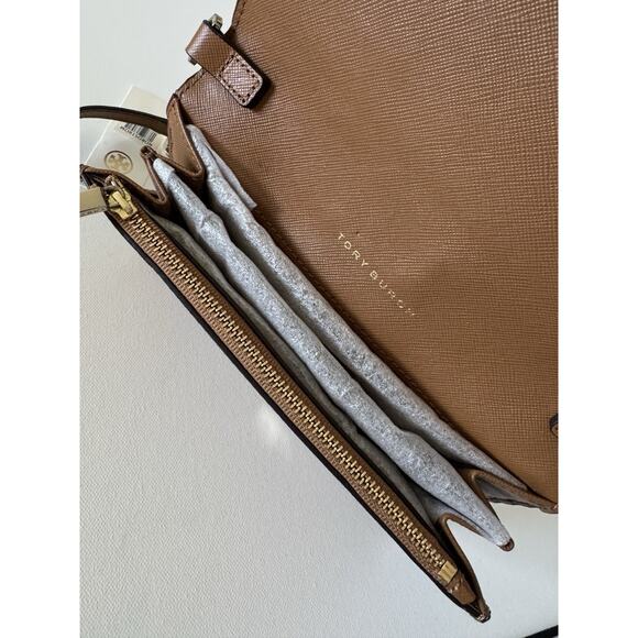 TORY BURCH Robinson Chain Wallet Bag Tiger’s Eye / 211 - Style# 11159021 - NWT - Picture 9 of 9